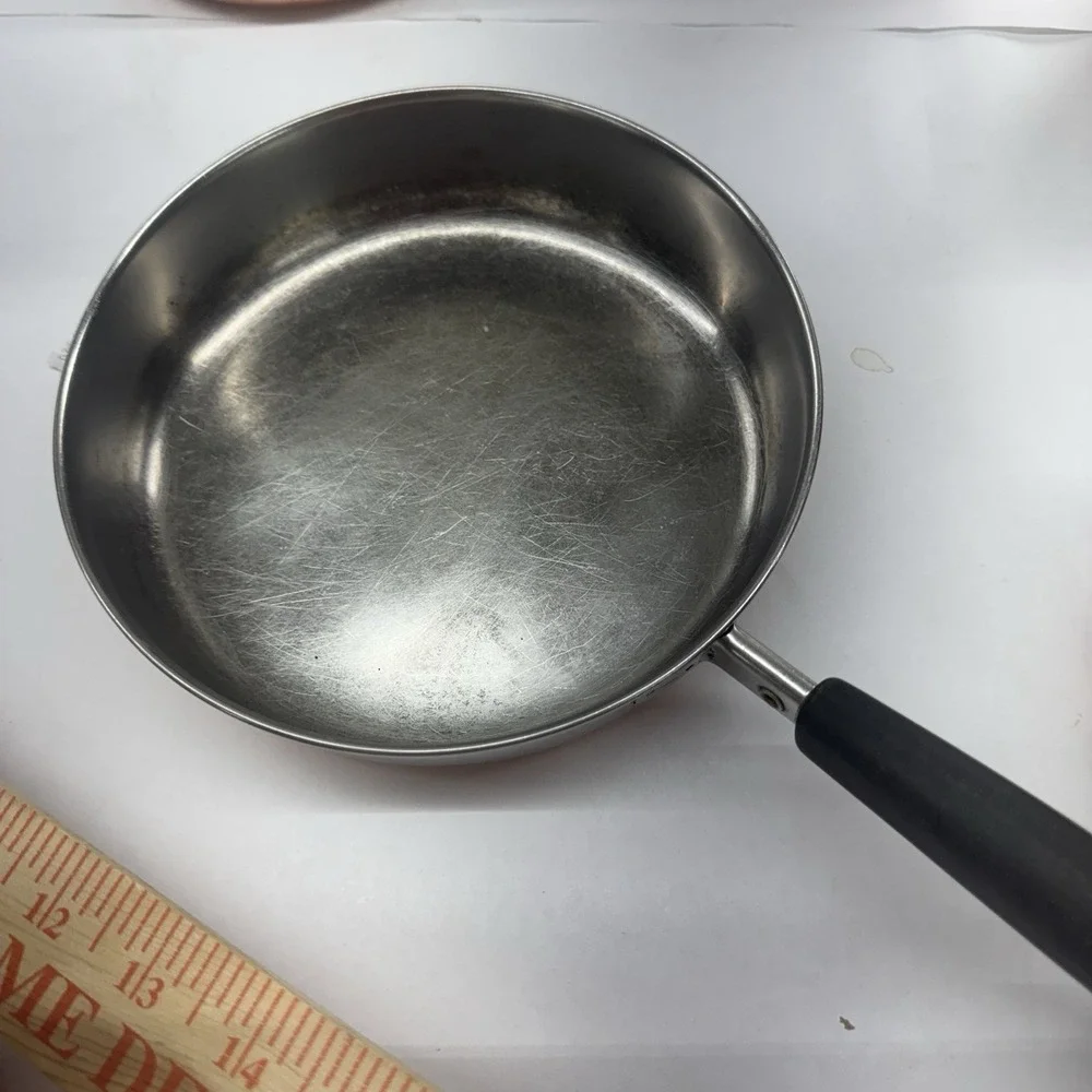 VTG 10 Pc Revere Ware 1801 Pots,Skillets, Lids   Clean. USA
